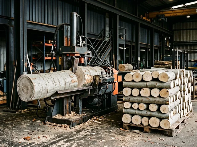 Заготовка и распил грабовых дров в Лукине